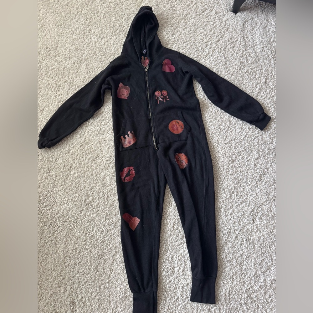 So Nikki Black Kids One Piece with Red Accents